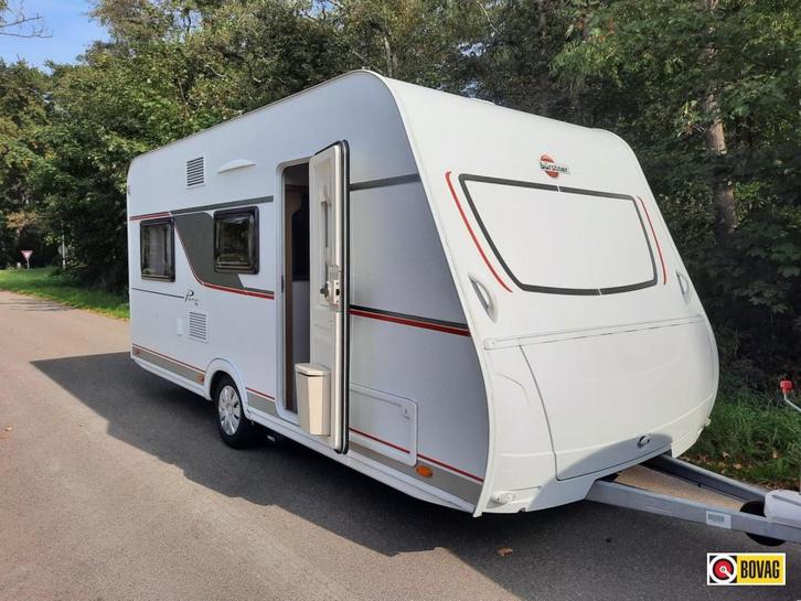Bürstner Premio Plus 495 TK Hefbed Stapelbed Mover, Caravans en Kamperen, Caravans, Rondzit, Bürstner, Dwarsbed, Dwars-stapelbed