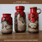 West Germany keramiek set (3 stuks) 242-22 | 231-15 | 401-20, Ophalen