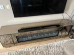 Tv meubel met sfeerhaard, Ophalen, 150 tot 200 cm, Zo goed als nieuw, Minder dan 100 cm