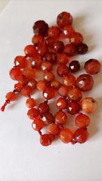 Oud snoer Carneolen, Verzenden, Overige materialen, Ketting, Met edelsteen