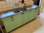 Vintage American Kitchen, Huis en Inrichting, Ophalen, Gebruikt, Groen, Staal of Rvs