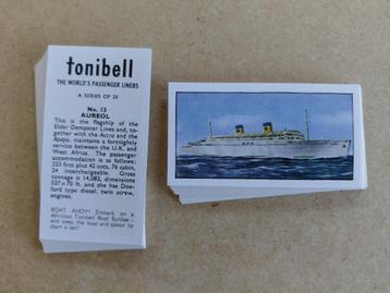 The World's Passenger Liners complete set 25 trade cards  beschikbaar voor biedingen
