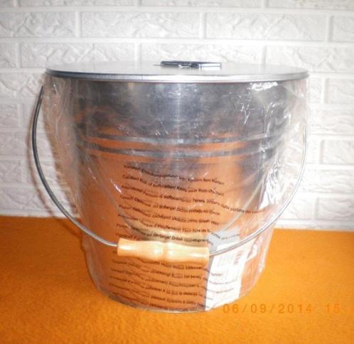 Asemmer met deksel en kolenschep, Huis en Inrichting, Schoonmaakartikelen, Ophalen of Verzenden