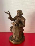 Bronzen beeld van smid, 1.274 kg, Ophalen