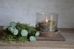 Voet voor windlicht, Huis en Inrichting, Woonaccessoires | Kandelaars en Kaarsen, Bruin, Nieuw, Ophalen of Verzenden, Minder dan 25 cm