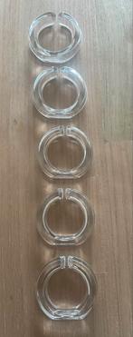 Villeroy & Boch servetring Paloma Picasso, kristal, 5 stuks, Antiek en Kunst, Antiek | Glas en Kristal, Ophalen of Verzenden