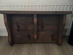 Houten wandkapstok met 4 haken - 80x45x20 cm, Zo goed als nieuw, Minder dan 100 cm, Hout, Ophalen