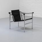 Le Corbusier Cassina LC1 Fauteuil 80's, Huis en Inrichting, Fauteuils, Gebruikt, Vintage, 75 tot 100 cm, Ophalen of Verzenden