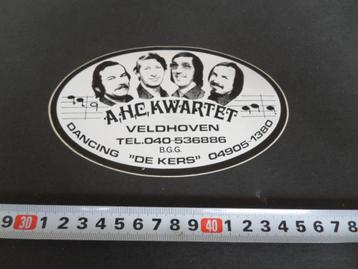 sticker Veldhoven A,H,C, KWARTET  Dancing DE KERS Wit  beschikbaar voor biedingen