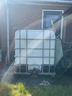 IBC watertank 1000 liter, Tuin en Terras, Regentonnen, 150 liter of meer, Ophalen, Zo goed als nieuw, Kunststof