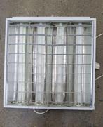2x TL armatuur vierkant 60x60 systeemplafond met lampen, Huis en Inrichting, Lampen | Plafondlampen, Ophalen of Verzenden, Zo goed als nieuw
