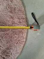 Roze vloerkleed, 50 tot 100 cm, Rond, Zo goed als nieuw, 50 tot 100 cm