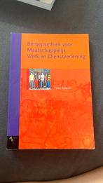 Beroepsethiek voor Maatschappelijk Werk en Dienstverlening, Boeken, Ophalen of Verzenden, Zo goed als nieuw, F. Klaase