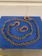 Dikke stalen ketting/hijsketting met haken 2,60mtr, Doe-het-zelf en Verbouw, Ophalen of Verzenden