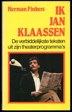 Herman Finkers - Ik Jan Klaassen, Boeken, Ophalen of Verzenden, Gelezen, Cabaret