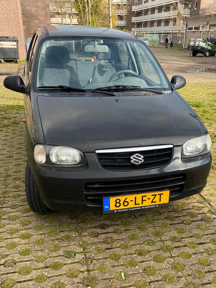 Suzuki Alto 1.1 16V 5d AGS 2002 Zwart, Auto's, Suzuki, Particulier, Alto, Elektrische ramen, Benzine, A, Hatchback, Handgeschakeld