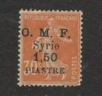 1920 1,50 piastre-OMF SYRIE-Frans bezet-Ottomaans Arabie, Ophalen of Verzenden, Postfris, Midden-Oosten
