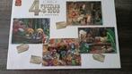 King Animal collection Kittens in the barn  4 puzzels, Ophalen of Verzenden, 500 t/m 1500 stukjes, Zo goed als nieuw, Legpuzzel