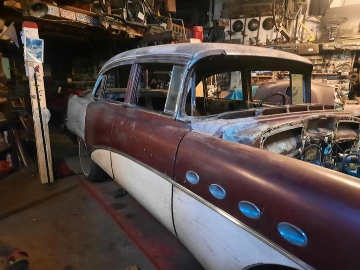 1954 Buick Roadmaster Project - Restauratie Object, Auto-onderdelen, Carrosserie en Plaatwerk, Bumper, Buick, Voor, Ophalen