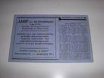 Portefeuille Vloeiblad met kalender 1933 Labor Verzekeringen, Ophalen of Verzenden, Gebruikt, Gebruiksvoorwerp