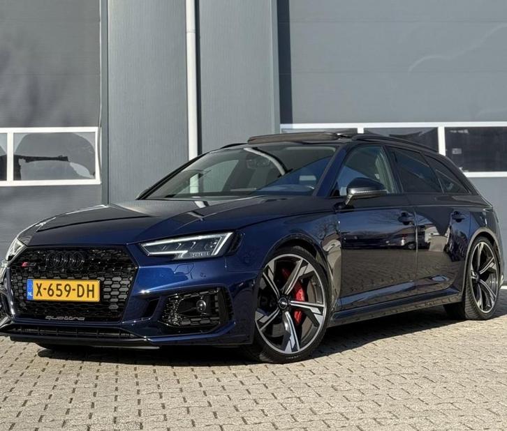 Audi A4 Avant 2.9 TFSI RS4 q. PL+ Massage Pano VOL, Auto's, Audi, Bedrijf, Te koop, A4, 360° camera, ABS, Achteruitrijcamera, Airbags