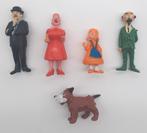 Kuifje en het Haaienmeer 5 figuren Esso Belvision 1973, Ophalen of Verzenden, Kuifje, Gebruikt, Beeldje of Figuurtje