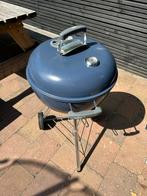 Weber 47cm BBQ (blauw) met starter en hoes, Tuin en Terras, Houtskoolbarbecues, Ophalen, Gebruikt, Weber, Met accessoires