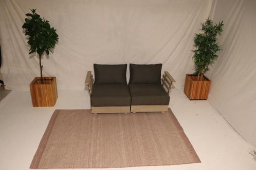 2 zits bank hout #23, Tuin en Terras, Tuinsets en Loungesets, Zo goed als nieuw, Tuinset, Hout, 2 zitplaatsen, Bank, Ophalen of Verzenden