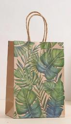 TASJE - PAPIER - BLAD PRINT