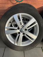 4 Continental zomerbanden - Originele VW lichtmetalen velgen, Auto-onderdelen, Banden en Velgen, Ophalen, Gebruikt, 15 inch, Banden en Velgen