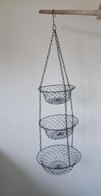Vintage opvouwbaar metalen draadmandje(s), ongebruikt, Ophalen of Verzenden, Nieuw