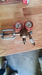 2x drukmeters voor lasapparaat, Doe-het-zelf en Verbouw, Gereedschap | Lasapparaten, Ophalen of Verzenden, Gebruikt, Overige typen