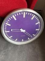 Grote paarse klok, Ophalen, Gebruikt, Analoog, Wandklok