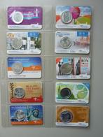 10 coincards - 5 euro & 10 euro, Postzegels en Munten, Munten | Nederland, Ophalen of Verzenden, Koningin Beatrix, Euro's