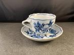 Kop en schotel Blue Danube, Antiek en Kunst, Ophalen of Verzenden