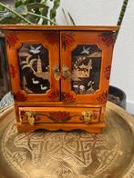 Prachtig chinese mini kastje voor sieraden met diorama, Ophalen of Verzenden, Schipluidenlaan 20 5035KJ Tilburg, Verburgt vintage
