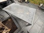 Grote tuintafel - 170 lang - Gratis af te halen, Ophalen, Gebruikt, Rechthoekig, Metaal