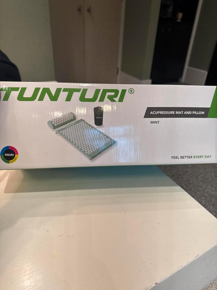 Tunturi Acupressuur Mat & Kussen - Spijkermat, Sport en Fitness, Gezondheidsproducten en Wellness, Nieuw, Overige typen, Ophalen