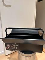 Metalen zwarte gereedschapskist, Ophalen, Zo goed als nieuw