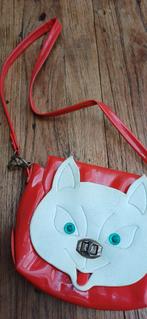 Oude retro nostalgisch poezen kindertasje., Ophalen of Verzenden