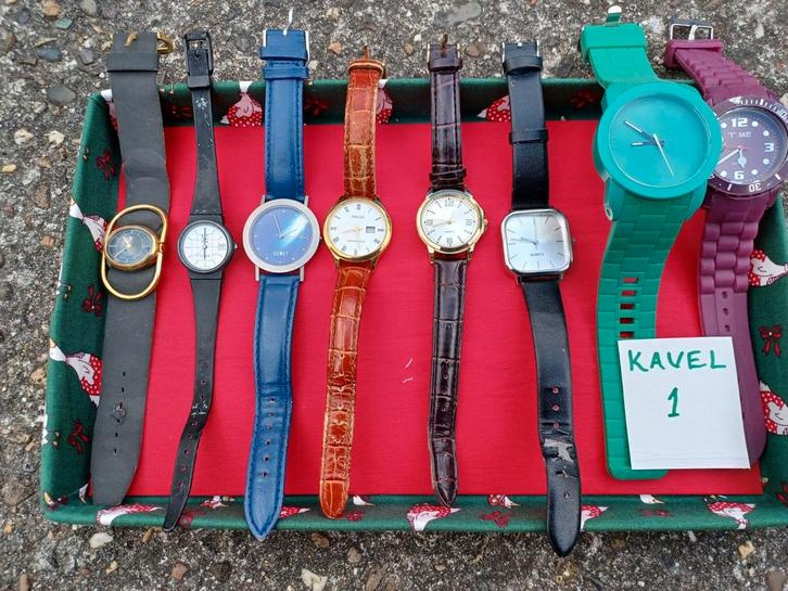 Kaveltjes horloges, Sieraden, Tassen en Uiterlijk, Horloges | Dames, Zo goed als nieuw, Overige merken, Staal, Ophalen of Verzenden