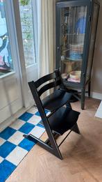 Stokke Tripp Trapp zwart, Kinderen en Baby's, Kinderstoelen, Ophalen, Gebruikt, Meegroeistoel