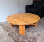 Mooie vintage jaren 60 / 70 grenen salontafel stevig massief, Ophalen of Verzenden, Gebruikt