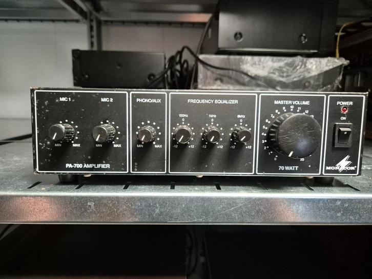 Monacor PA-700 Versterker - Gebruikt, Audio, Tv en Foto, Versterkers en Receivers, Gebruikt, 60 tot 120 watt, Overige merken, Ophalen of Verzenden