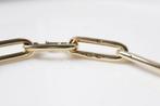 14 Karaat Gouden armband Closed Forever|Paperclip, Sieraden, Tassen en Uiterlijk, Armbanden, Ophalen of Verzenden, Zo goed als nieuw