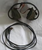 2x koptelefoon 1940/1945. Gevonden in een schuilkelder, Verzamelen, Militaria | Tweede Wereldoorlog, Ophalen of Verzenden