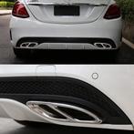 AMG Look Chrome Uitlaat Trim Lijsten Voor Mercedes C Klasse