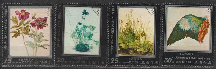 766. Noord Korea 1853/56 gest. Schilderijen, Postzegels en Munten, Postzegels | Azië, Gestempeld, Oost-Azië, Ophalen of Verzenden