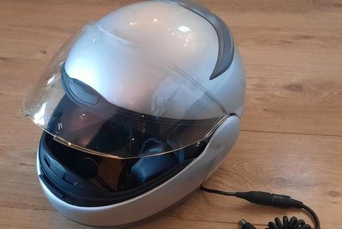 BMW  motorhelm EVO Titaanzilver mt.52/53 incl.Intercom, Motoren, Kleding | Motorhelmen, Dames, Heren, Kinderen, Integraalhelm