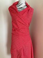 210 cm seersucker katoen rood met roze ruitje, Hobby en Vrije tijd, Stoffen en Lappen, Ophalen of Verzenden, Nieuw